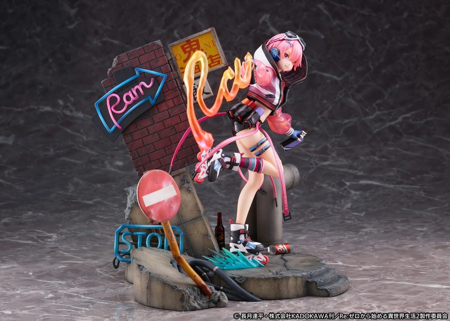 Re:Zero kara Hajimeru Isekai Seikatsu - Ram - Shibuya Scramble Figure - 1/7 - Neon City Ver. (Alpha Satellite) [Shop Exclusive]ㅤ – Alpha Satellite,eStream – ActionFigureBrasil