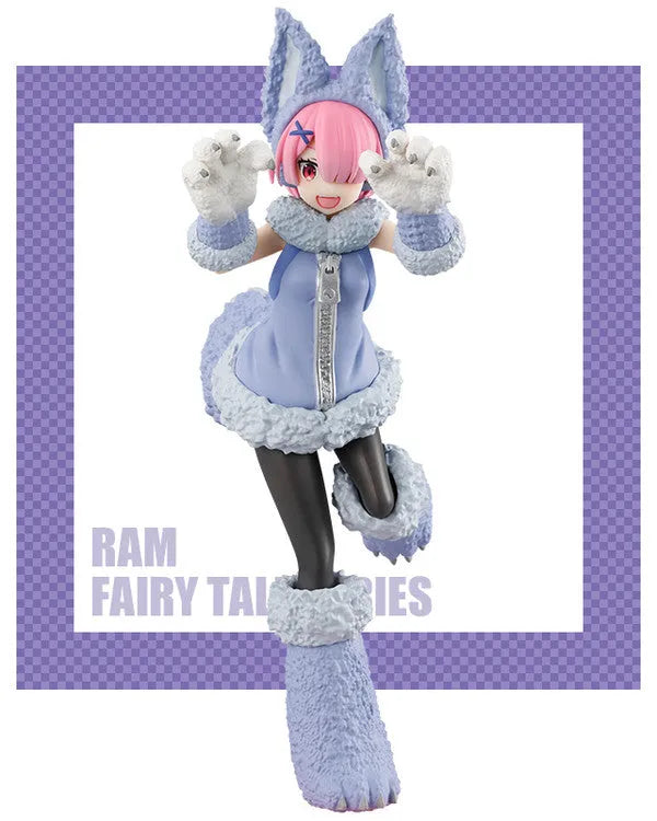 Re:Zero kara Hajimeru Isekai Seikatsu - Ram - Super Special Series - Wolf and Seven Little Goats, Pastel Color ver. (FuRyu)ㅤ – FuRyu – ActionFigureBrasil