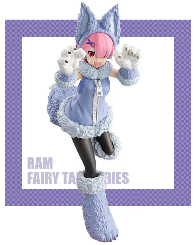 Re:Zero kara Hajimeru Isekai Seikatsu - Ram - Super Special Series - Wolf and Seven Little Goats, Pastel Color ver. (FuRyu)ㅤ – FuRyu – ActionFigureBrasil
