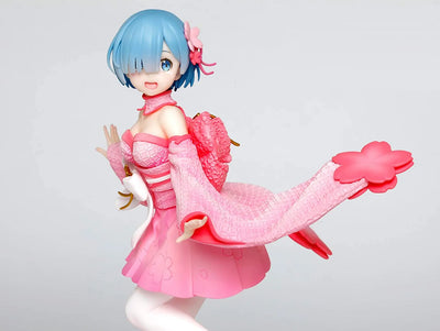 Re:Zero kara Hajimeru Isekai Seikatsu - Re:Zero kara Hajimeru Isekai Seikatsu Memory Snow - Rem - Precious Figure - Sakura ver. (Taito)ㅤ – Taito – ActionFigureBrasil — close