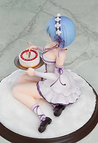 Re:Zero kara Hajimeru Isekai Seikatsu - Rem - 1/7 - Birthday Cake ver. - Re-release (Good Smile Company, Kadokawa)ㅤ – Kadokawa,Good Smile Company – ActionFigure Brasil