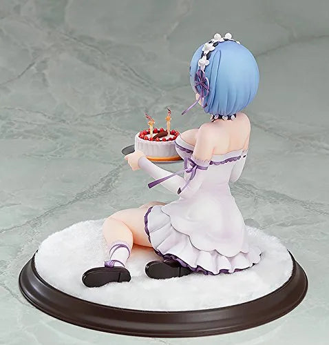 Re:Zero kara Hajimeru Isekai Seikatsu - Rem - 1/7 - Birthday Cake ver. - Re-release (Good Smile Company, Kadokawa)ㅤ – Kadokawa,Good Smile Company – ActionFigure Brasil