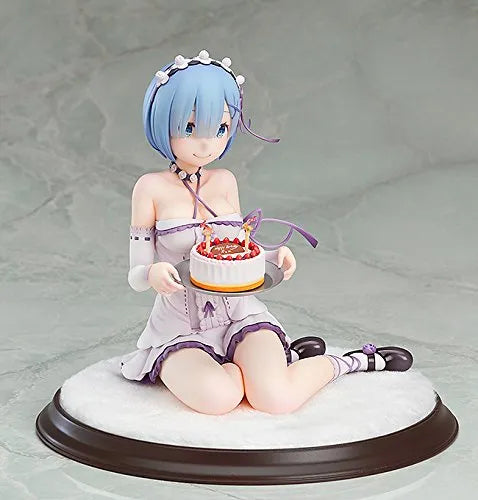 Re:Zero kara Hajimeru Isekai Seikatsu - Rem - 1/7 - Birthday Cake ver. - Re-release (Good Smile Company, Kadokawa)ㅤ – Kadokawa,Good Smile Company – ActionFigure Brasil