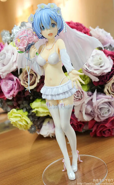 Re:Zero kara Hajimeru Isekai Seikatsu - Rem - 1/7 - Wedding Ver. - 2024 Re-release (Phat Company)ㅤ – Phat Company – ActionFigureBrasil — embalagem