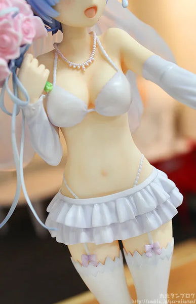 Re:Zero kara Hajimeru Isekai Seikatsu - Rem - 1/7 - Wedding Ver. - 2024 Re-release (Phat Company)ㅤ – Phat Company – ActionFigureBrasil — ambientada