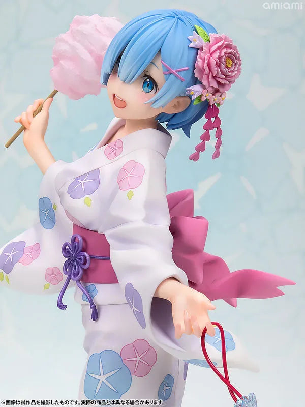 Re:Zero kara Hajimeru Isekai Seikatsu - Rem - 1/7 - Yukata ver. (Kadokawa, Revolve)ㅤ – Kadokawa As Distributor,Revolve As Manufacturer – ActionFigureBrasil