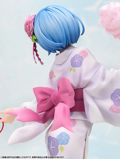 Re:Zero kara Hajimeru Isekai Seikatsu - Rem - 1/7 - Yukata ver. (Kadokawa, Revolve)ㅤ – Kadokawa As Distributor,Revolve As Manufacturer – ActionFigureBrasil — ângulo diferente