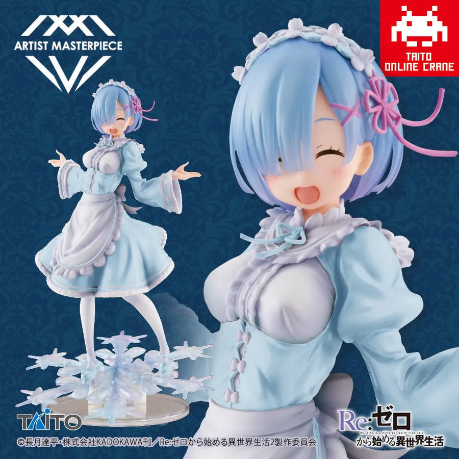 Re:Zero kara Hajimeru Isekai Seikatsu - Rem - Artist MasterPiece - Winter Maid Image ver., Taito Online Crane Limited (Taito)ㅤ – Taito – ActionFigureBrasil