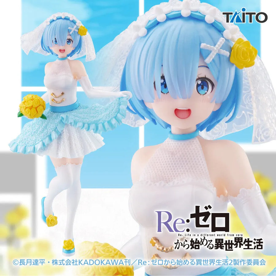 Re:Zero kara Hajimeru Isekai Seikatsu - Rem - Coreful Figure - Wedding ver. (Taito)ㅤ – Taito – ActionFigureBrasil