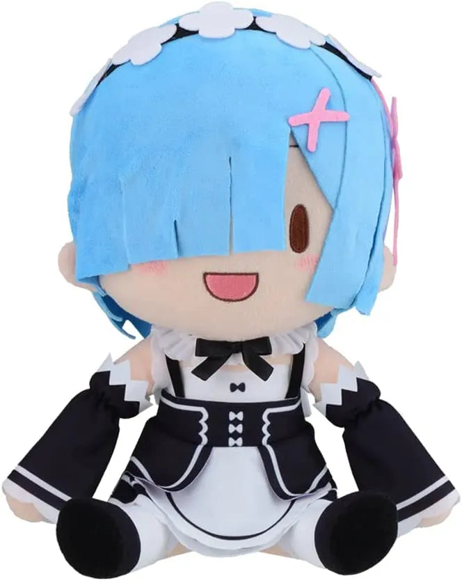 Re:Zero kara Hajimeru Isekai Seikatsu - Rem - Fuwa Puchi Plush (L) (SEGA)ㅤ – Sega – ActionFigure Brasil