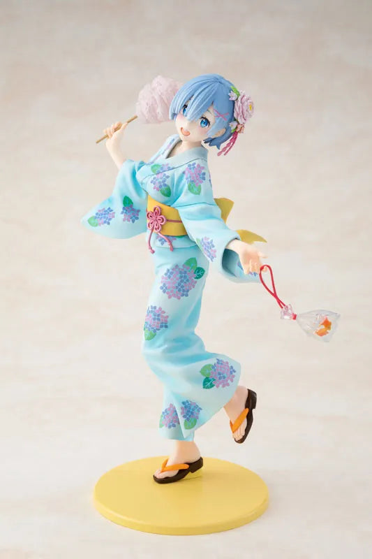 Re:Zero kara Hajimeru Isekai Seikatsu - Rem - KD Colle - 1/7 - Yukata Ver., Repaint (Kadokawa, Revolve)ㅤ – Kadokawa,Revolve – ActionFigure Brasil