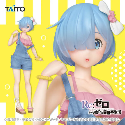 Re:Zero kara Hajimeru Isekai Seikatsu - Rem - Precious Figure - Original Salopette Mizugi Renewal Ver. (Taito)ㅤ – Taito – ActionFigureBrasil