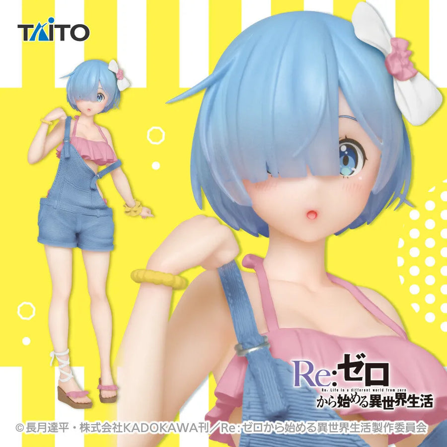 Re:Zero kara Hajimeru Isekai Seikatsu - Rem - Precious Figure - Original Salopette Mizugi Renewal Ver. (Taito)ㅤ – Taito – ActionFigure Brasil