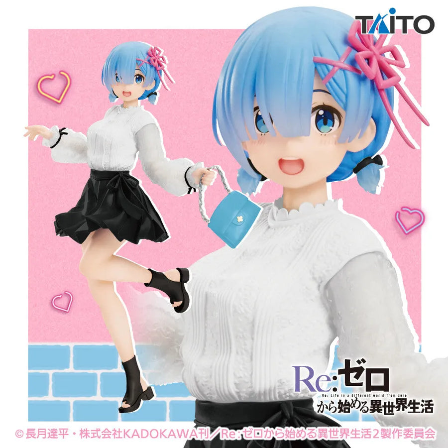 Re:Zero kara Hajimeru Isekai Seikatsu - Rem - Precious Figure - Outing Coordination ver., Renewal (Taito)ㅤ – Taito – ActionFigureBrasil