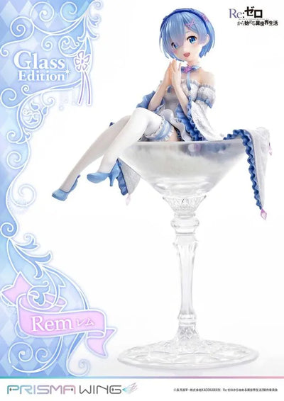 Re:Zero kara Hajimeru Isekai Seikatsu - Rem - Prisma Wing (PWRZR-01P) - 1/7 - Glass Edition (Prime 1 Studio)ㅤ – Prime 1 Studio – ActionFigureBrasil — ângulo diferente