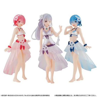 Re:Zero kara Hajimeru Isekai Seikatsu - Rem- Ram - Emilia - Gasha Portraits Special Set (Bandai) [Shop Exclusive]ㅤ – Bandai – ActionFigure Brasil
