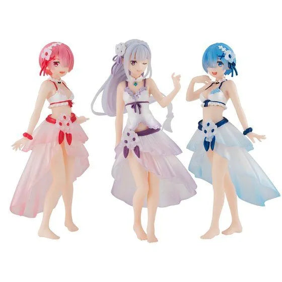 Re:Zero kara Hajimeru Isekai Seikatsu - Rem- Ram - Emilia - Gasha Portraits Special Set (Bandai) [Shop Exclusive]ㅤ – Bandai – ActionFigure Brasil