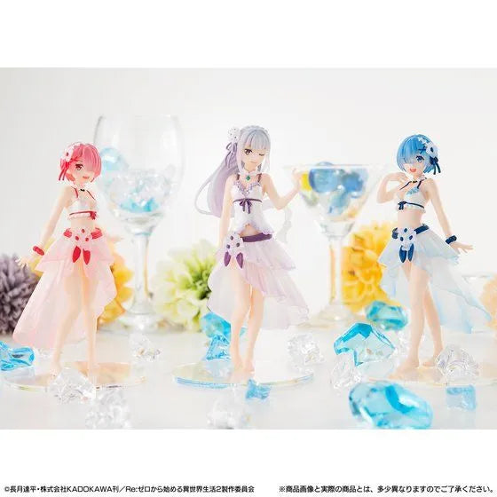 Re:Zero kara Hajimeru Isekai Seikatsu - Rem- Ram - Emilia - Gasha Portraits Special Set (Bandai) [Shop Exclusive]ㅤ – Bandai – ActionFigure Brasil