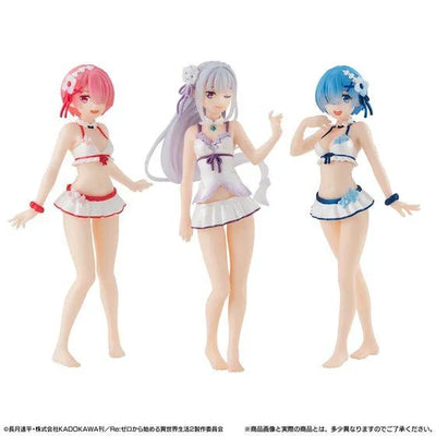 Re:Zero kara Hajimeru Isekai Seikatsu - Rem- Ram - Emilia - Gasha Portraits Special Set (Bandai) [Shop Exclusive]ㅤ – Bandai – ActionFigure Brasil — iluminação de estúdio