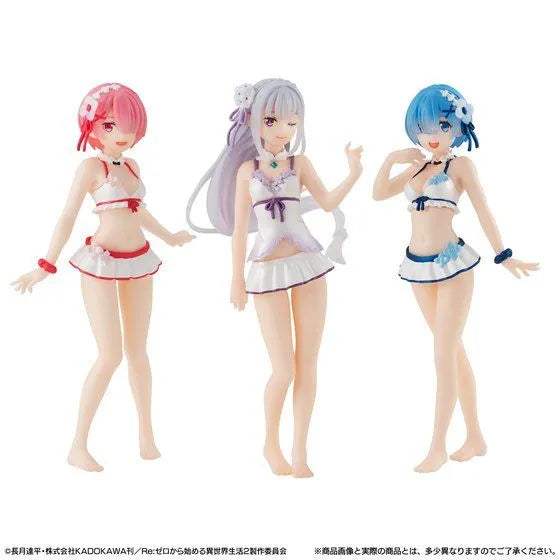 Re:Zero kara Hajimeru Isekai Seikatsu - Rem- Ram - Emilia - Gasha Portraits Special Set (Bandai) [Shop Exclusive]ㅤ – Bandai – ActionFigure Brasil