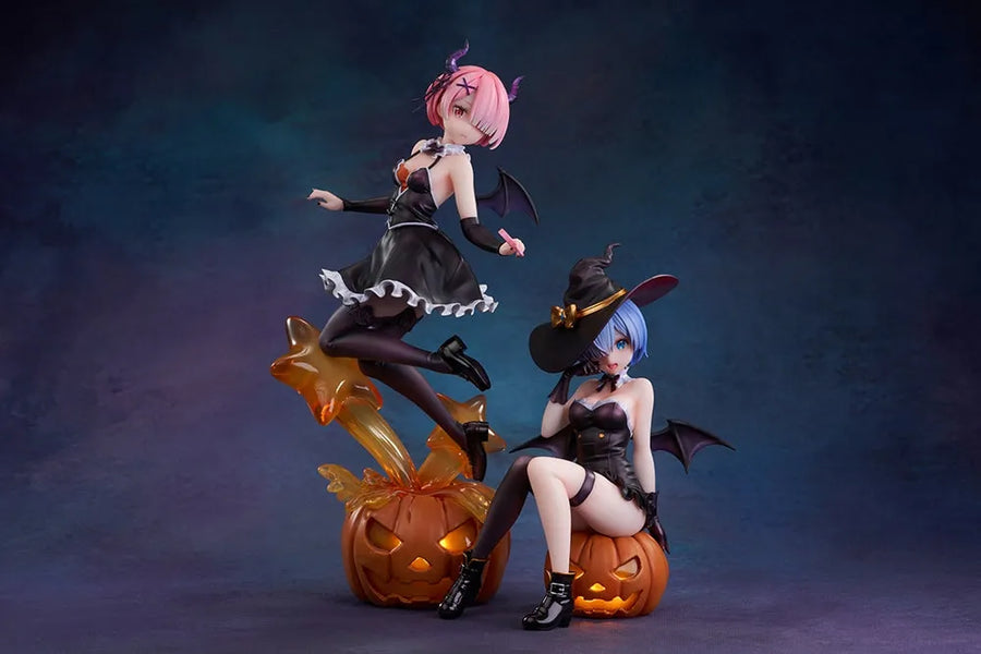 Re:Zero kara Hajimeru Isekai Seikatsu - Rem&Ram - KDcolle - 1/7 - Phantom Night Wizard Ver. (AniMester, Kadokawa) [Shop Exclusive]ㅤ – AniMester,Kadokawa – ActionFigure Brasil