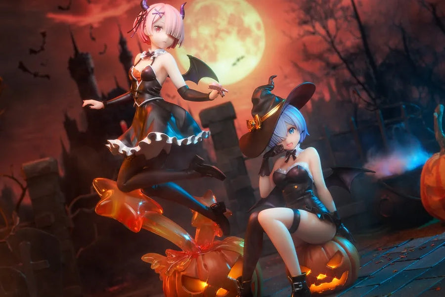 Re:Zero kara Hajimeru Isekai Seikatsu - Rem&Ram - KDcolle - 1/7 - Phantom Night Wizard Ver. (AniMester, Kadokawa) [Shop Exclusive]ㅤ – AniMester,Kadokawa – ActionFigure Brasil