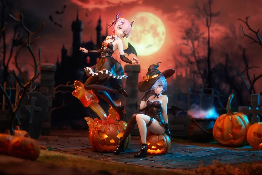 Re:Zero kara Hajimeru Isekai Seikatsu - Rem&Ram - KDcolle - 1/7 - Phantom Night Wizard Ver. (AniMester, Kadokawa) [Shop Exclusive]ㅤ – AniMester,Kadokawa – ActionFigure Brasil