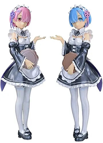 Re:Zero kara Hajimeru Isekai Seikatsu - Rem - Ram - PM Figure - WF Limited ver.ㅤ – SEGA – ActionFigureBrasil