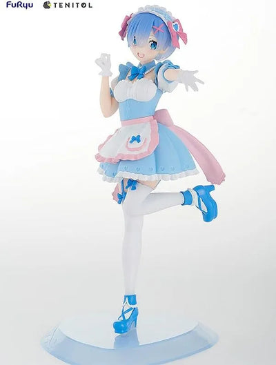 Re:Zero kara Hajimeru Isekai Seikatsu - Rem&Ram - Tenitol - Yumekawa Maid (FuRyu)ㅤ – FuRyu – ActionFigureBrasil — ângulo diferente