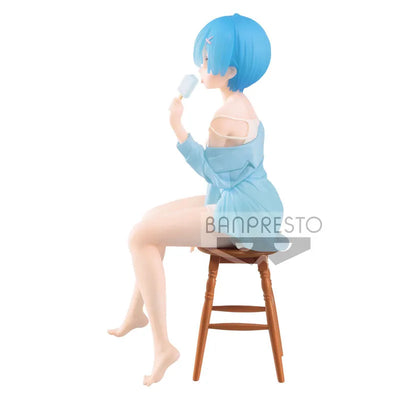 Re:Zero kara Hajimeru Isekai Seikatsu - Rem - Relax Time - Ice Pop Ver. (Bandai Spirits)ㅤ – Bandai Spirits – ActionFigureBrasil — ângulo diferente