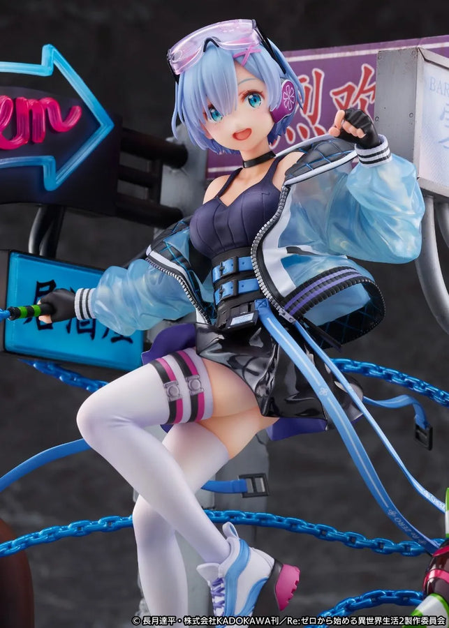 Re:Zero kara Hajimeru Isekai Seikatsu - Rem - Shibuya Scramble Figure - 1/7 - Neon City Ver. (Alpha Satellite) [Shop Exclusive]ㅤ – Alpha Satellite,eStream – ActionFigureBrasil