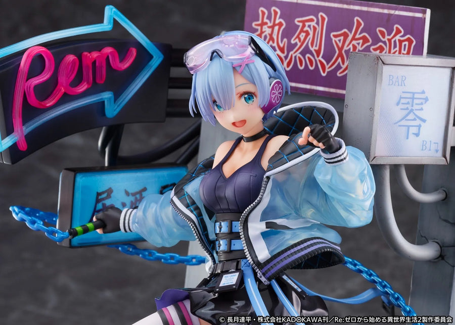 Re:Zero kara Hajimeru Isekai Seikatsu - Rem - Shibuya Scramble Figure - 1/7 - Neon City Ver. (Alpha Satellite) [Shop Exclusive]ㅤ – Alpha Satellite,eStream – ActionFigureBrasil