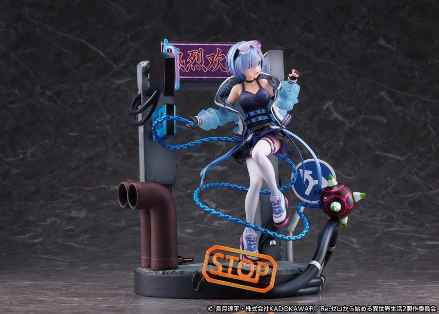 Re:Zero kara Hajimeru Isekai Seikatsu - Rem - Shibuya Scramble Figure - 1/7 - Neon City Ver. (Alpha Satellite) [Shop Exclusive]ㅤ – Alpha Satellite,eStream – ActionFigureBrasil