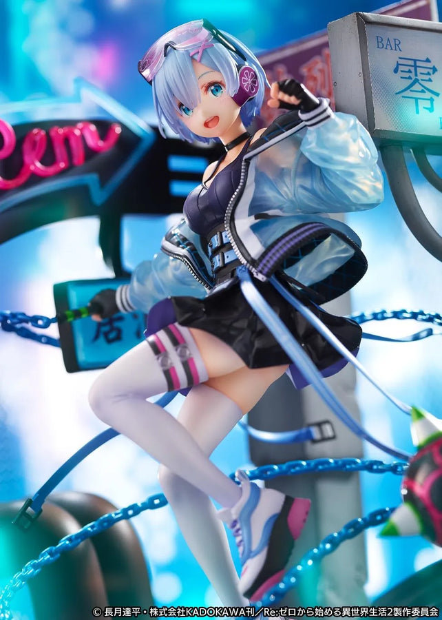 Re:Zero kara Hajimeru Isekai Seikatsu - Rem - Shibuya Scramble Figure - 1/7 - Neon City Ver. (Alpha Satellite) [Shop Exclusive]ㅤ – Alpha Satellite,eStream – ActionFigureBrasil
