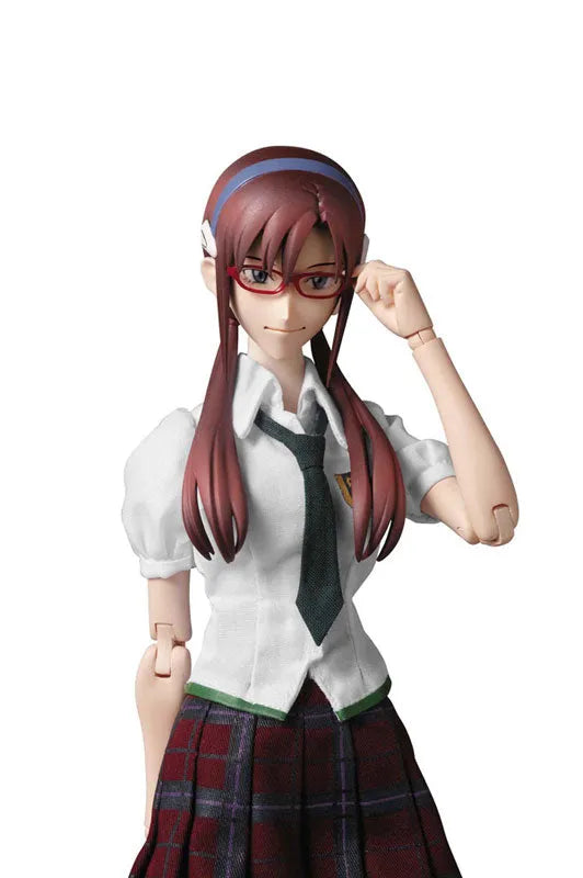 Real Action Heroes-503 Makinami Mari Illustrious (Uniform Edition) Evangelion: 2.0 You Can (Not) Advanceㅤ – Gantaku – ActionFigure Brasil