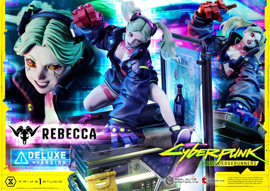 Rebecca (Deluxe Bonus Version) Cyberpunk: Edgerunners – Prime1Studio – ActionFigure Brasil