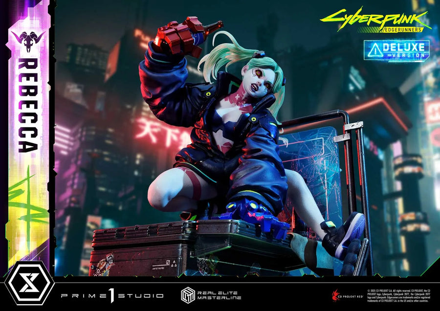 Rebecca (Deluxe Bonus Version) Cyberpunk: Edgerunners – Prime1Studio – ActionFigure Brasil