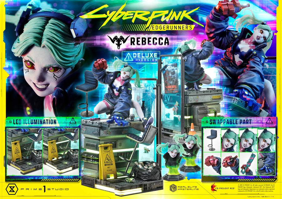 Rebecca (Deluxe Bonus Version) Cyberpunk: Edgerunners – Prime1Studio – ActionFigure Brasil