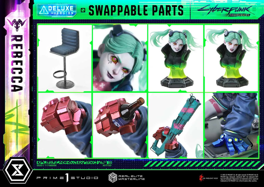 Rebecca (Deluxe Bonus Version) Cyberpunk: Edgerunners – Prime1Studio – ActionFigure Brasil