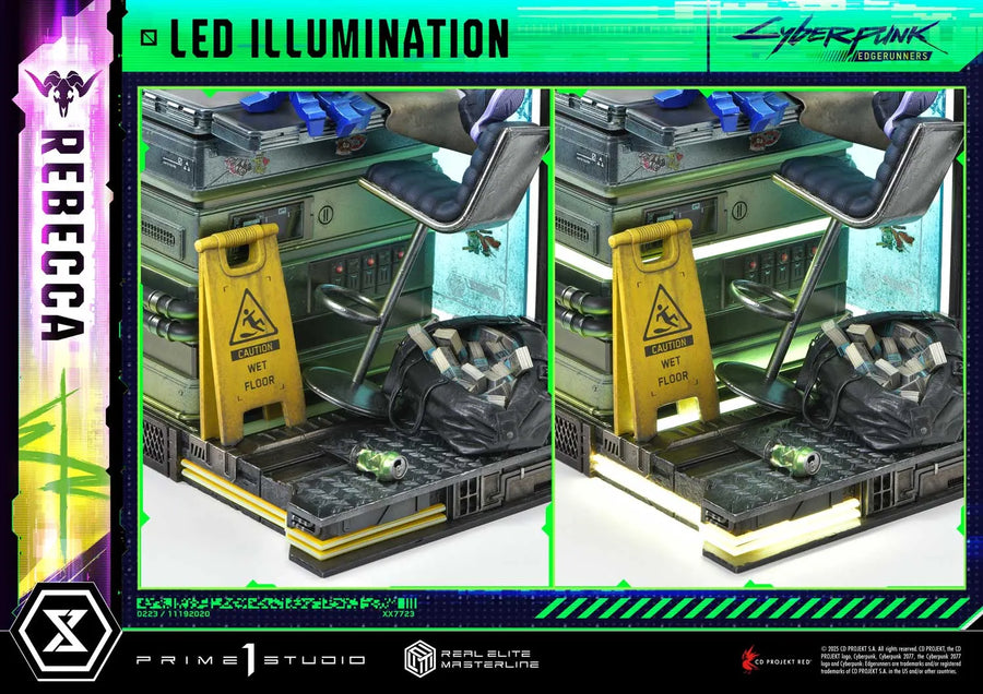 Rebecca (Deluxe Bonus Version) Cyberpunk: Edgerunners – Prime1Studio – ActionFigure Brasil