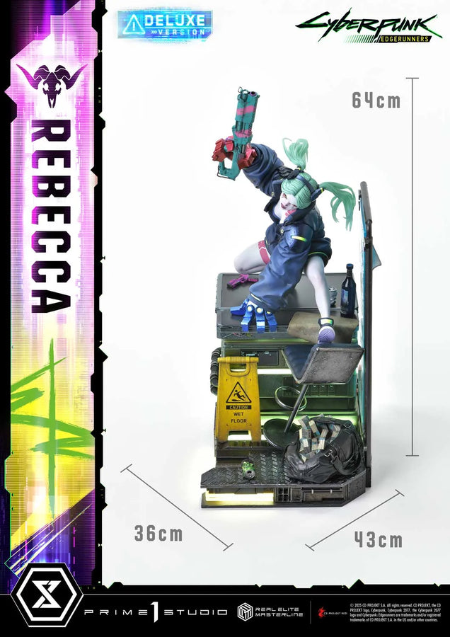 Rebecca (Deluxe Bonus Version) Cyberpunk: Edgerunners – Prime1Studio – ActionFigure Brasil
