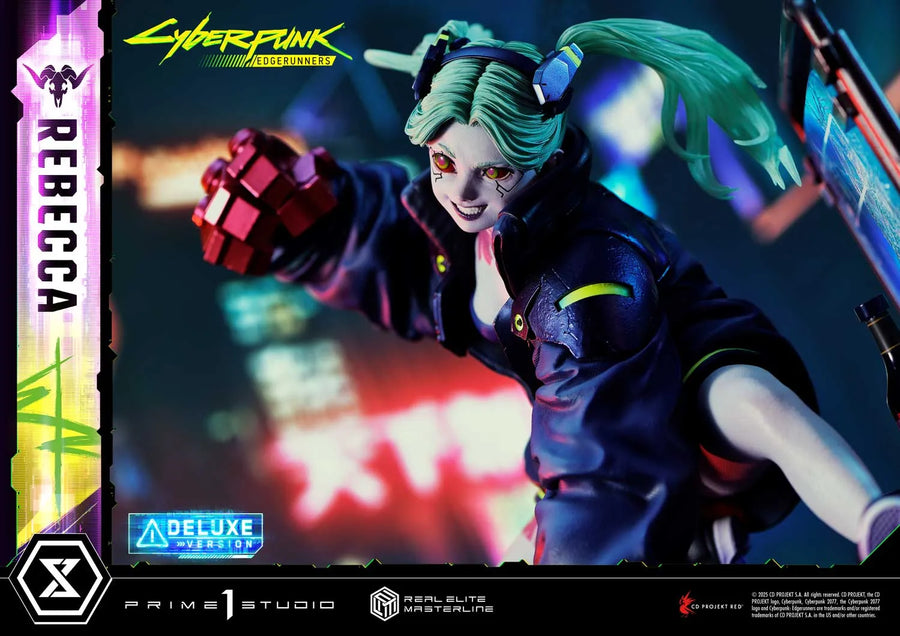 Rebecca (Deluxe Bonus Version) Cyberpunk: Edgerunners – Prime1Studio – ActionFigure Brasil