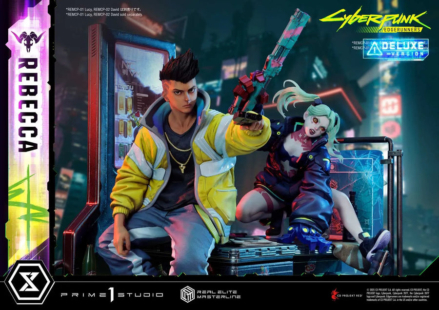Rebecca (Deluxe Bonus Version) Cyberpunk: Edgerunners – Prime1Studio – ActionFigure Brasil