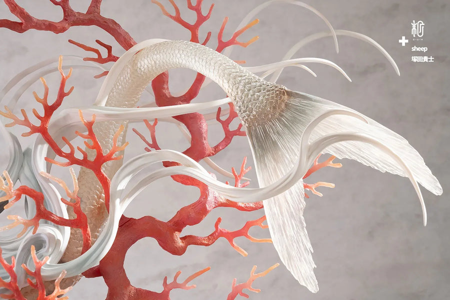 Red Candle and Mermaid (Red Coral) - LIMITED EDITION: 100 (Black) – Manas SUM – ActionFigure Brasil