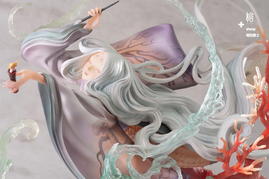 Red Candle and Mermaid (Red Coral) - LIMITED EDITION: 100 (Black) – Manas SUM – ActionFigure Brasil