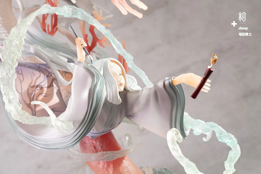 Red Candle and Mermaid (Red Coral) - LIMITED EDITION: 100 (Black) – Manas SUM – ActionFigure Brasil