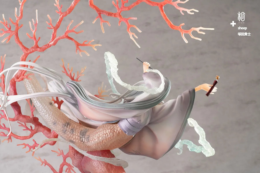 Red Candle and Mermaid (Red Coral) - LIMITED EDITION: 100 (Black) – Manas SUM – ActionFigure Brasil