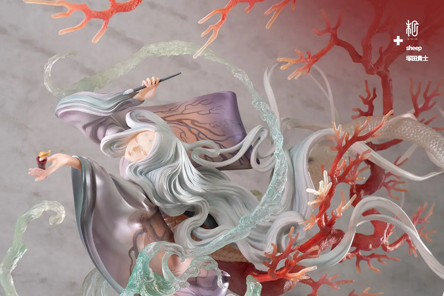 Red Candle and Mermaid (Red Coral) - LIMITED EDITION: 100 (Black) – Manas SUM – ActionFigure Brasil