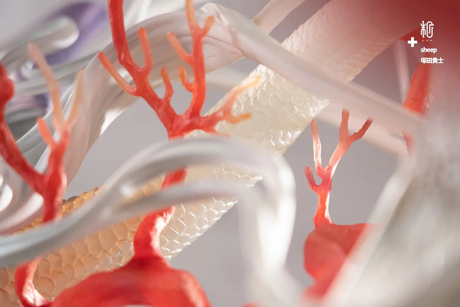 Red Candle and Mermaid (Red Coral) - LIMITED EDITION: 100 (Black) – Manas SUM – ActionFigure Brasil