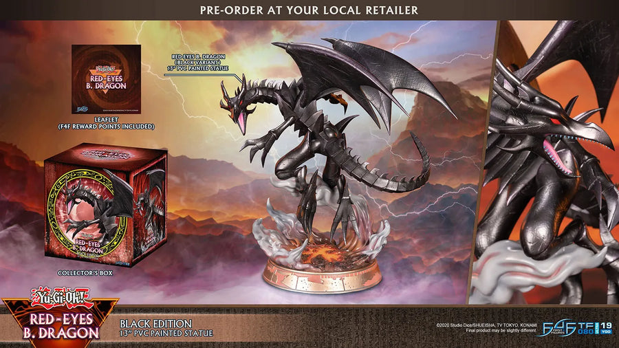 Red Eyes B. Dragon (Black Edition) – First 4 Figures – ActionFigure Brasil